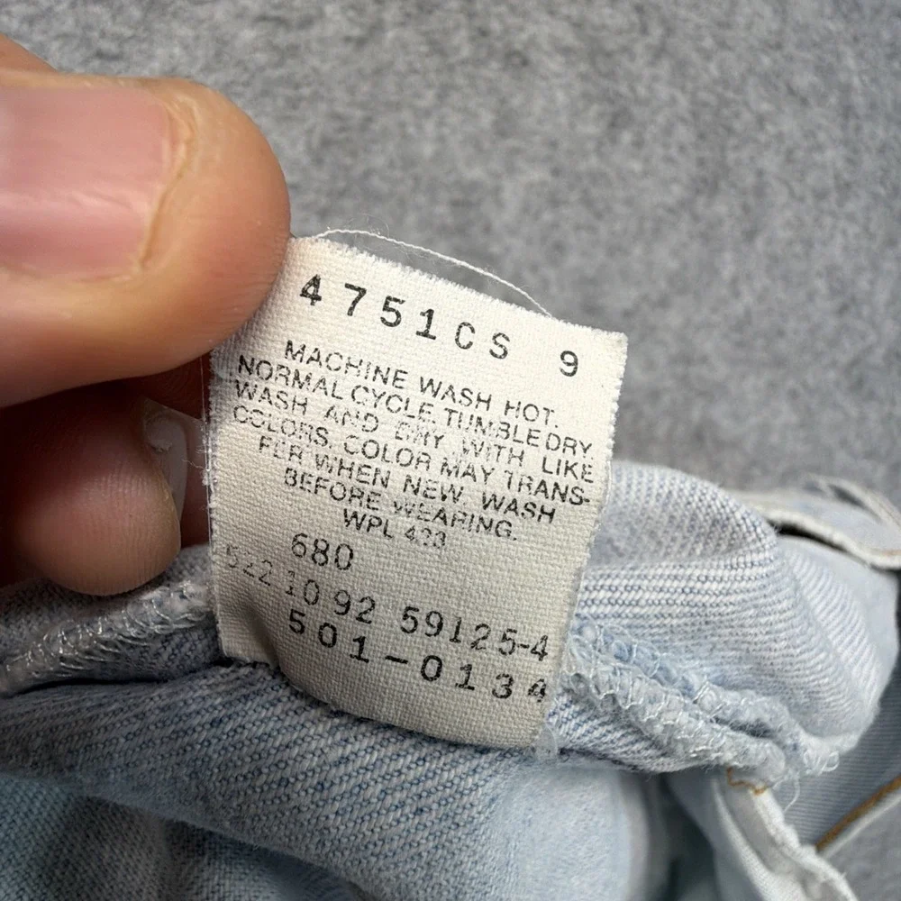 Vintage Levis 501 Made In USA Jeans Men's 34x34 (Fits 32x32) Denim 1992
